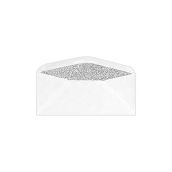 Lux Self Seal Security Tinted #6 3/4 Business Envelope 3 5/8 x 6 1/2 White 250/Pack (61532-250)