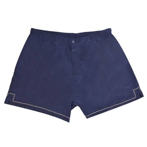 Men's Silk Boxer Shorts - Nero Perla - 1 of 1