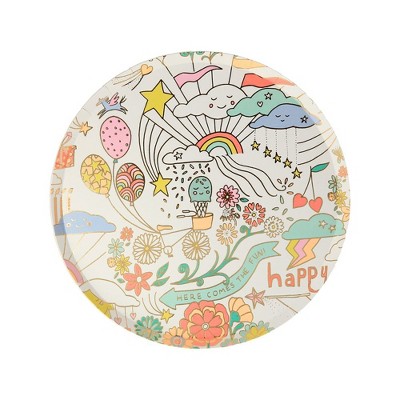 Meri Meri Happy Doodle Side Plates