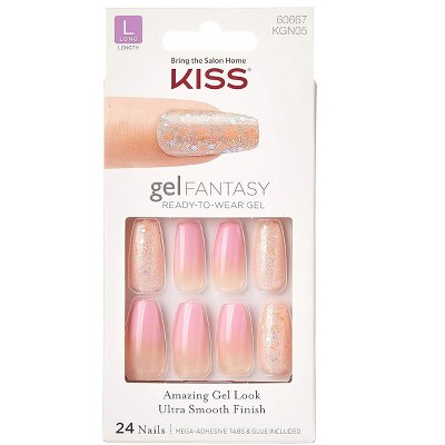Kiss Gel Fantasy Nails - Freshen Up, 0.5 oz