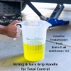 JDICTION 128oz Gallon Measure Pitcher With Conversion Chart, Food Grade For Lawn Chemicals Pool Ag Lye Motor Oil, Made In USA - 3 of 3