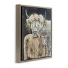 Stupell Industries Highland Cattle with Flower Garlands, 18" x 18" - 3 of 4