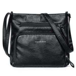 Generic Crossbody Purses for Women Soft Vegan Leather Cross Body Handbag Lightweight Medium Shoulder Purse - 1 of 4