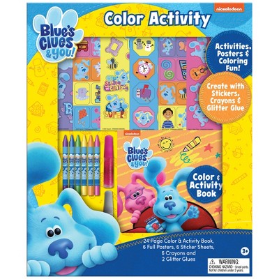 Inkology: Color Activity Set - Blue's Clues - Coloring & Activities Book, Kid 3+