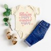 The Juniper Shop Bunny Kisses Easter Wishes Flowers Baby Bodysuit - 2 of 2