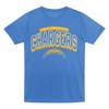 NFL Los Angeles Chargers Toddler Boys' Gray 2pk T-Shirt - 3 of 3