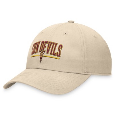 NCAA Arizona State Sun Devils Unstructured Washed Cotton Twill Hat - Natural