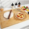 24x18 Inch Extra Large Wooden Cutting Board, Reversible Chopping Board with Juice Groove, Butcher Block for Stove Top, Versatile Food Prep Board - 3 of 4