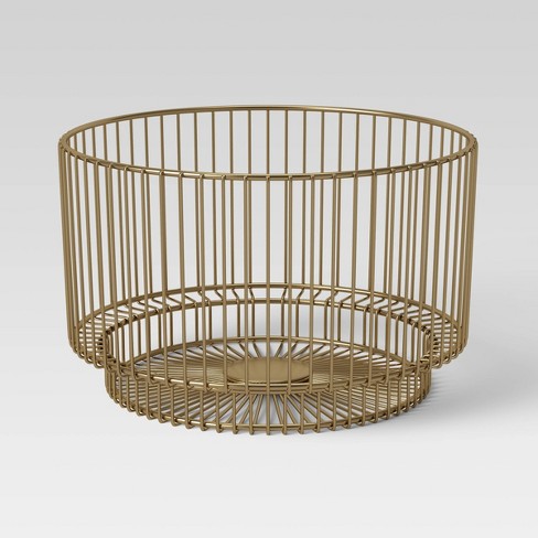 Large metal best sale blanket basket