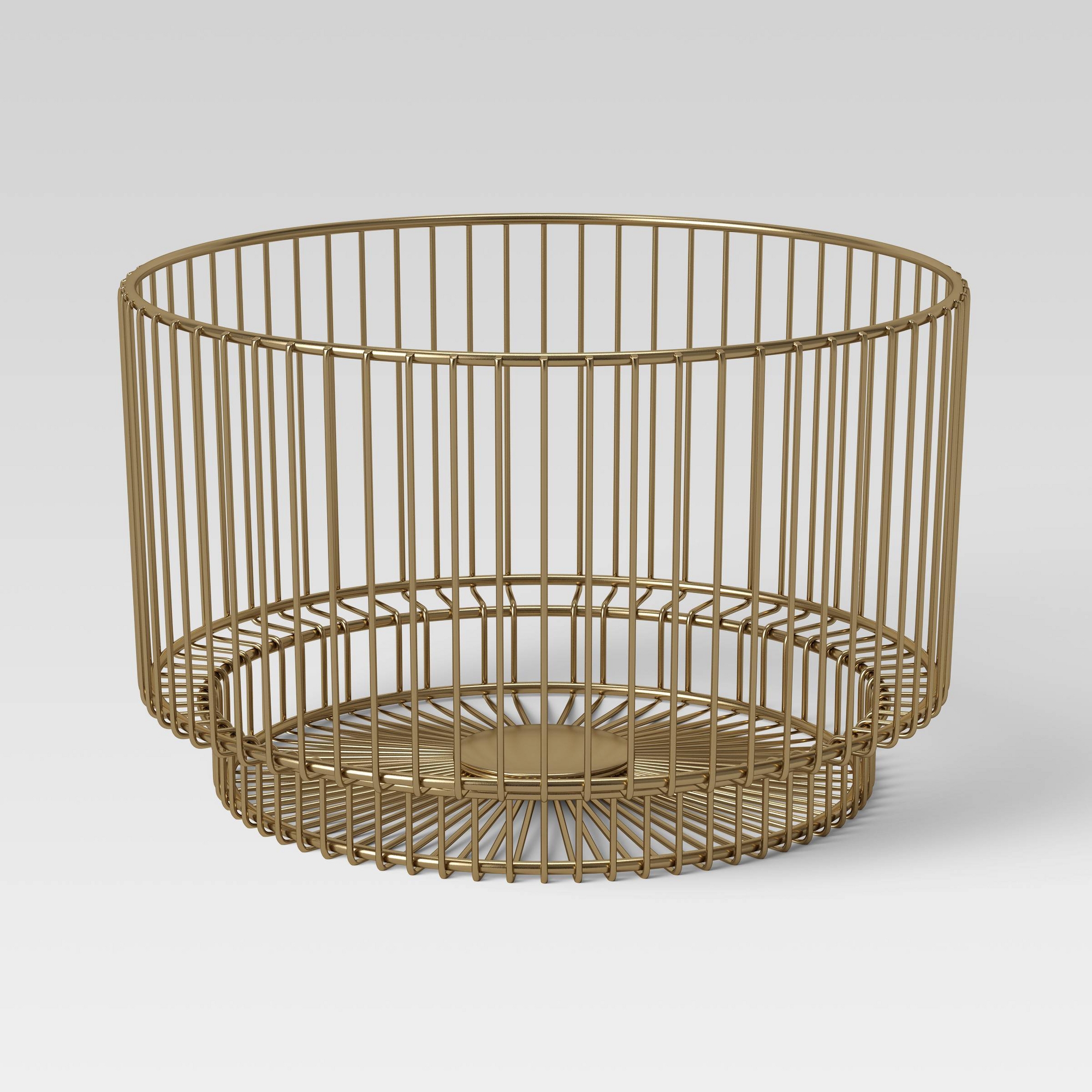 18" x 11" Metal Wire Basket with Gold Finish - Threshold™