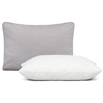 Coop Home Goods - Toddler Pillow (14x19) & Pillow Protector - Premium Cross-Cut Memory Foam - CertiPUR-US/GREENGUARD Gold Certified