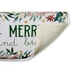 Stupell Industries Merry And Bright Seasonal Florals Printed Plush Bath Mat And Bath Rug, Design By Kim Allen, 18"X30" - 2 of 4