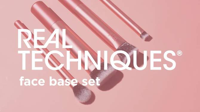 Real Techniques Face Base Makeup Brush Kit - 4pc, 2 of 8, play video