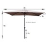 CAVINAS 6 x 9 FT Patio Umbrella with Push Button Tilt and Crank,Outdoor Waterproof Umbrella for Backyard,Poolside,Deck,Base Not Included - 3 of 4