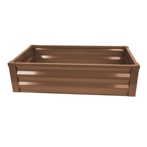 Panacea 12 in. H X 48 in. W X 24 in. D Steel Raised Garden Bed Brown - 1 of 1