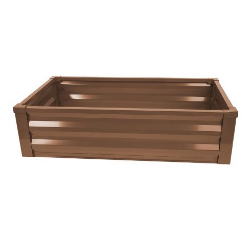 Panacea 12 in. H X 48 in. W X 24 in. D Steel Raised Garden Bed Brown - image 1 of 1