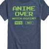 Men's - Instant Message - Anime Over Yes No Short Sleeve Graphic T-Shirt - 2 of 4