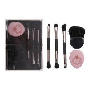 Unique Bargains Portable Makeup Brush Set 5 Pcs - 1 of 4