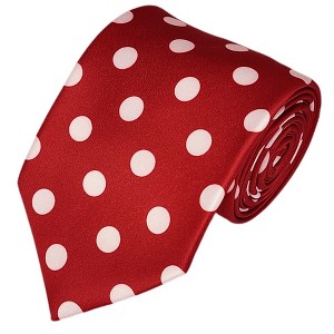 Men's Polka Dots 100% Micro Fiber 3.25" W x 58" L Necktie - 1 of 3
