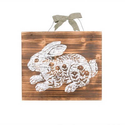 Gallerie II Etched Rabbit Easter Wall Art