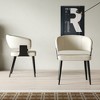Luck Live Set of 2 Upholstered Dining Chairs with Metal Feet, Soft Padded Seat & Back, Stylish Accent Chairs for Home Office & Kitchen - 2 of 4