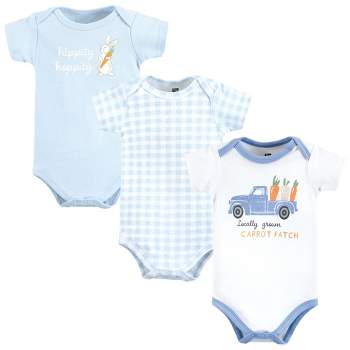 Hudson Baby Cotton Bodysuits, Carrot Patch Truck