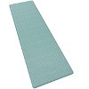 Home Mart Goods Light Blue Comfort Anti-Fatigue Plush Waterproof Non-slip Runner Mat - 18"x59" - 4 of 4