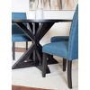 Roundhill Furniture Mytzi 5-piece Dining Set, Cross-Buck Dining Table with 4 Stylish Chairs - image 2 of 4