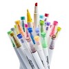 KINGART Twin-Tip Chisel & Fine Markers 12 Colors - 2 of 4