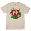 Mens Lone Star Beer Texan Desert T-Shirt - 2 of 3