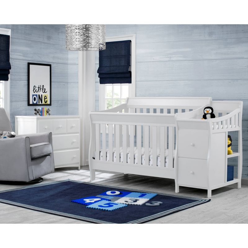 Delta Children Bentley Convertible Baby Crib and Changer, 4 of 11