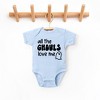The Juniper Shop All The Ghouls Ghost Baby Bodysuit - 2 of 3