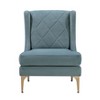NicBex Modern Accent Chair, Living Room Chair with Solid Wood Legs Upholstery Pocket Coils Armchair for Bedroom - 3 of 4