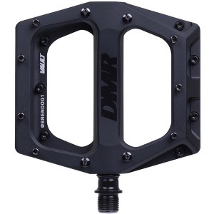 DMR Vault Platform Pedals 9/16" Concave Alloy Body 22 Removable Pins Matte Black - 1 of 2