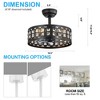 Airsurfer 16.5-Inch Black Downrod Ceiling Fans with Remote - 3 of 4