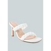 Beladona Double Braided Strap Mid Heel Women Sandals - 3 of 4