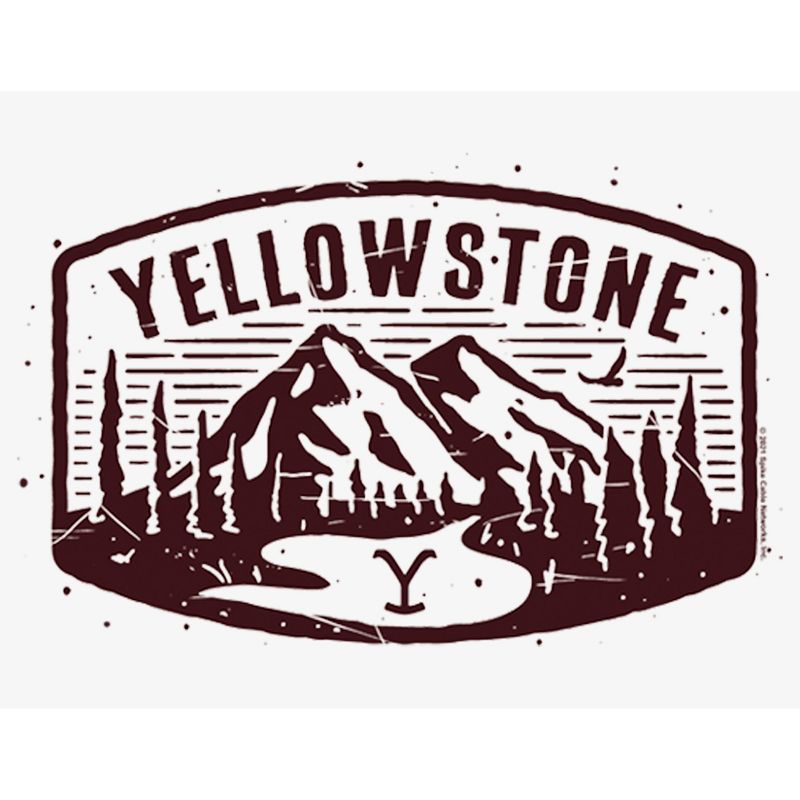 Women's Yellowstone Brown Dutton Ranch Montana Landscape Scenery T-Shirt, 2 of 5