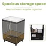 Hyleory 25" Modern Bathroom Vanity With Ceramic Basin, Undermount Sink Cabinet, Free Standing Storage Cabinet With Sink Combo Set - 3 of 4