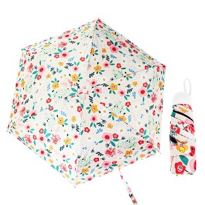 Unique Bargains Compact Umbrella Windproof Folding Lightweight for Travel - 1 of 4