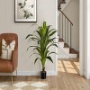 Syemin Artificial Plants Artificial Plant Dracaena Tree Indoor Outdoor Faux Fake Fall Decorations for Home Fake Plants, Green, 31.5"*31.5"*47.25" - 2 of 4