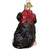 Old World Christmas Glass Blown Ornaments for Tree, Bernedoodle Puppy - 2 of 4