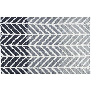 Simple Spaces Straight and Arrows Gray Indoor Rug – Modern, Durable & Soft Area Rug – Easy-Care Accent for Stylish Interior Spaces - 1 of 2