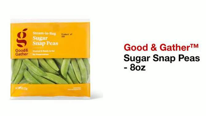 Sugar Snap Peas - 8oz - Good & Gather&#8482;, 2 of 5, play video