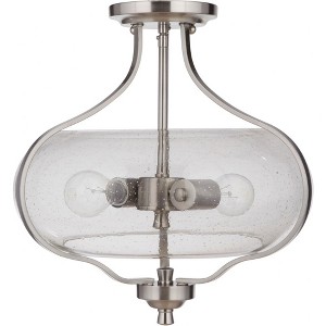 Craftmade Lighting Serene 2 - Light Semi-Flush Mount in  Brushed Polished Nickel - 1 of 1