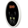Creative Products Boo Black Cat 20 x 20 Round White Framed Print - 2 of 4