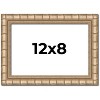 PosterPalooza | 12x8 Modern Bamboo Picture Frame, UV Acrylic, 5 Finishes - 2 of 4