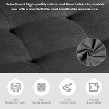 TYBOATLE 3-Piece Sofa Couch, Modern Linen Upholstered Sofa, 1 Loveseat & 1 Accent Chair Sofa with Deep Seats for Living Room,Dark Gray - 3 of 4