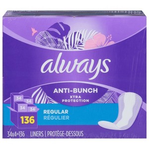 Always Regular Anti-Bunch Liners 136 ea - 1 of 2