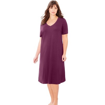 Dreams & Co. Plus Size Short T-Shirt Lounger