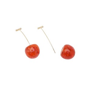 SOHI Women's Cherry Drop Earrings - 1 of 3